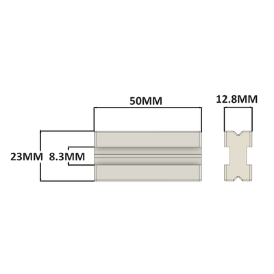 41-350-0 MODULAR SOLUTIONS PARALLEL INNER T-SLOT CONNECTION SLIDES INTO SLOT
